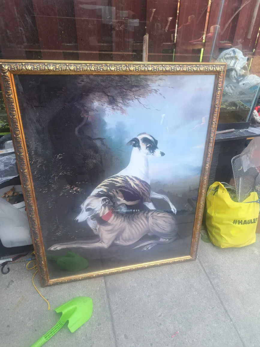 Framed Dog Painting thumbnail