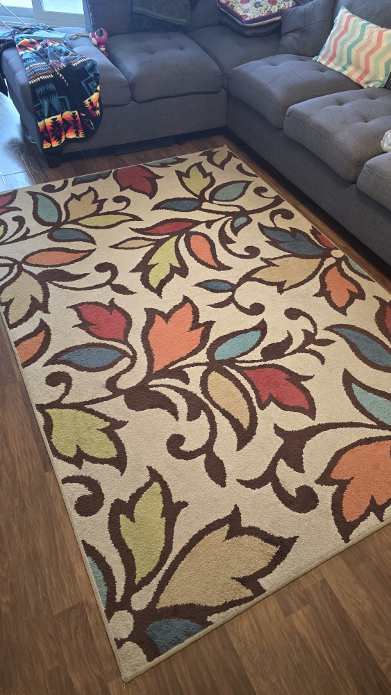 Floral Area Rug