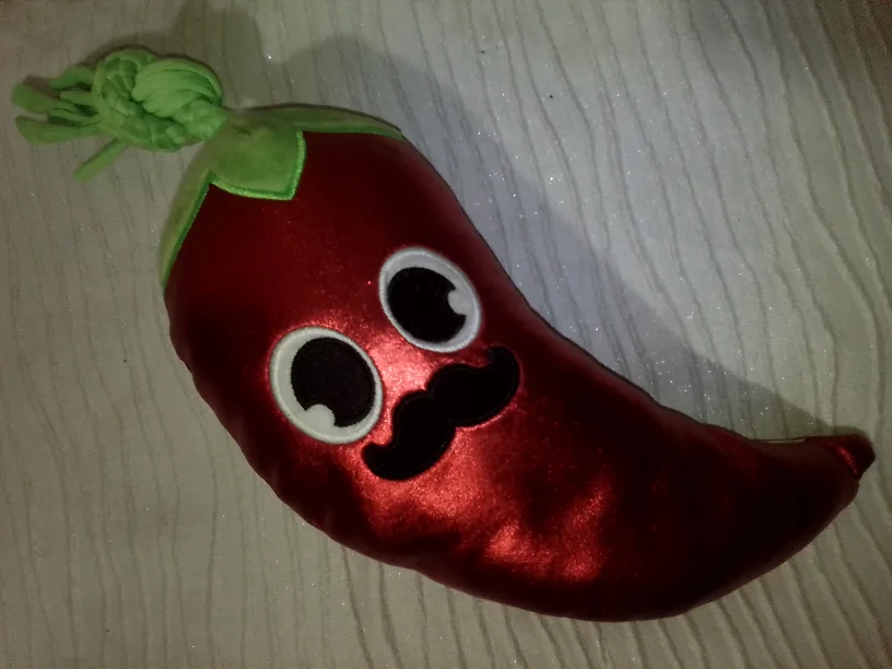Red Pepper Plush Pet Toy thumbnail