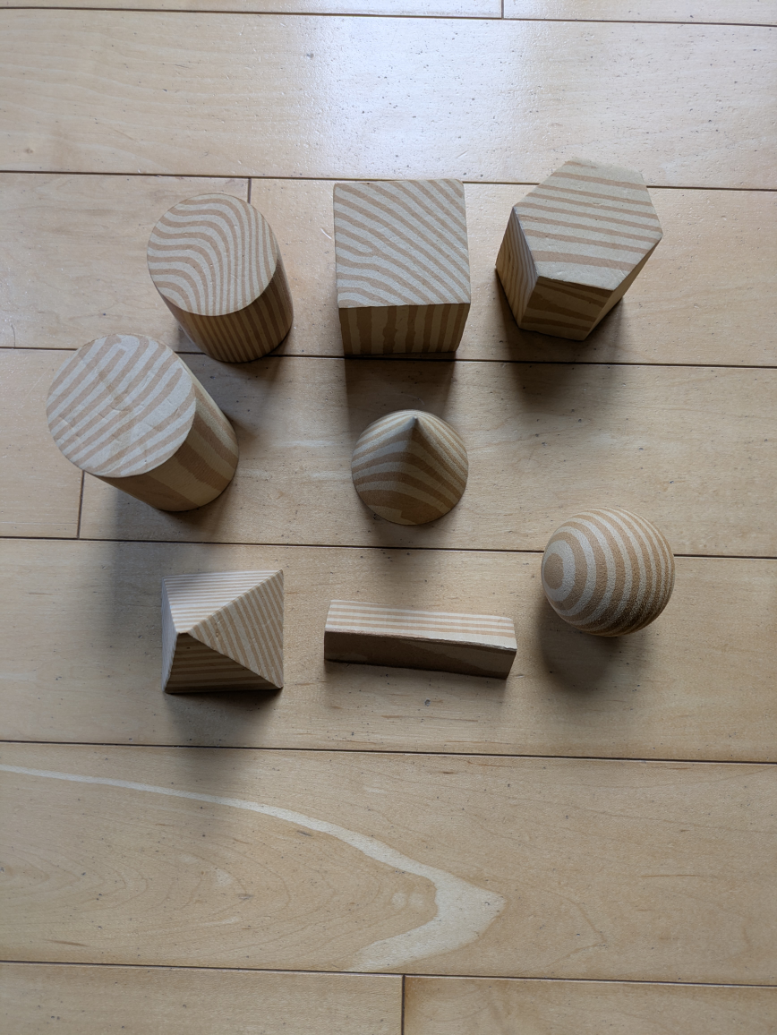 Foam Geometric Shape Blocks