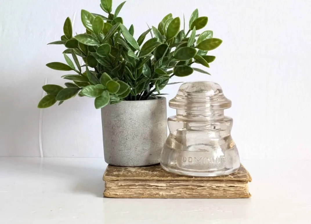 Vintage Glass Electrical Insulator image indicator(8)