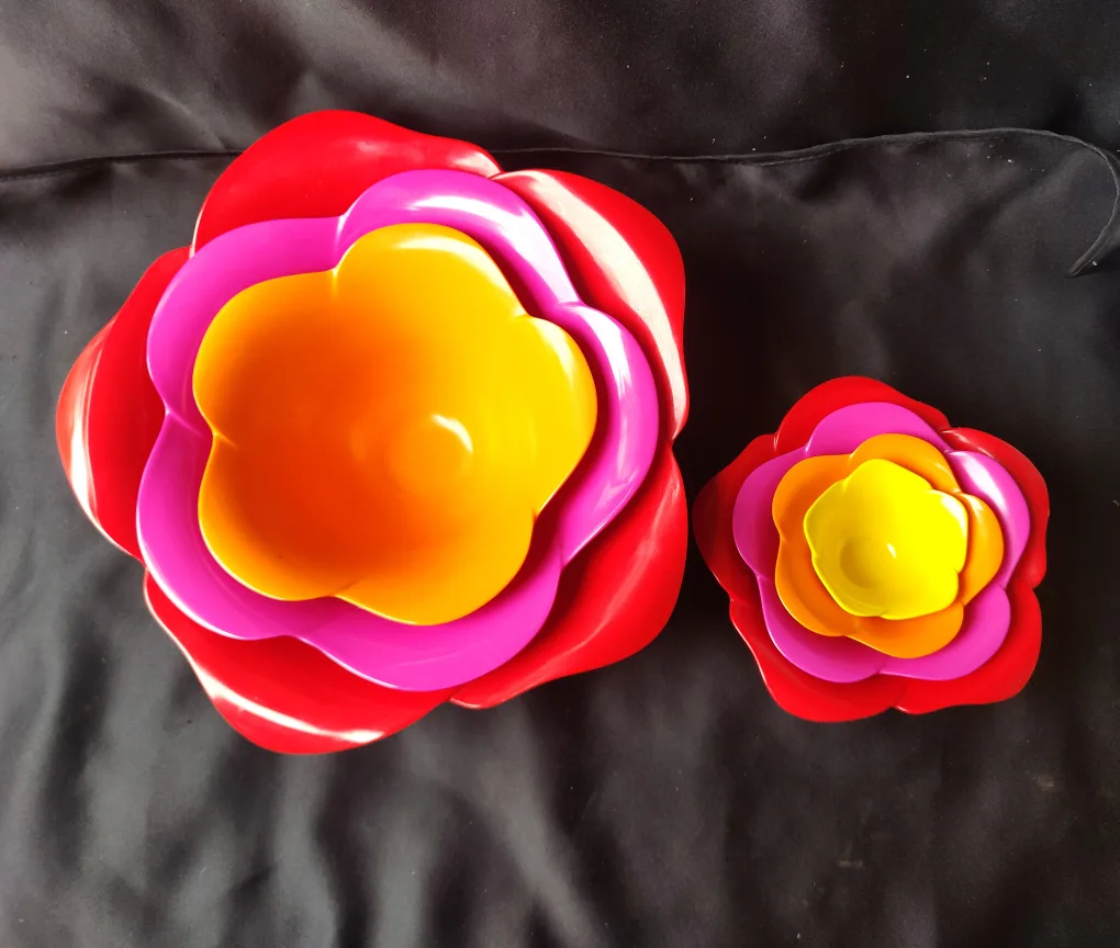 Zak Design Vintage Stackable Rose Bowls - 7 Piece image indicator(3)