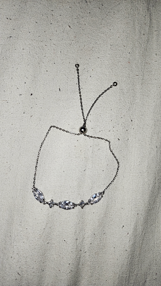 Silver Bracelet with Cubic Zirconia - photo 3