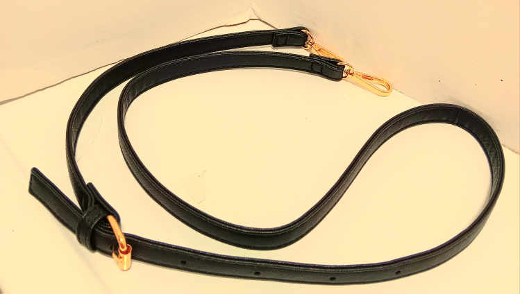 👜Adjustable Black Bag Strap with Gold Hardware👜 - photo 2