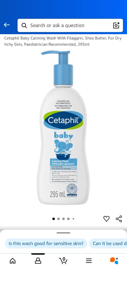 Cetaphil Baby Calming Wash - 295 ml 🇨🇦 thumbnail