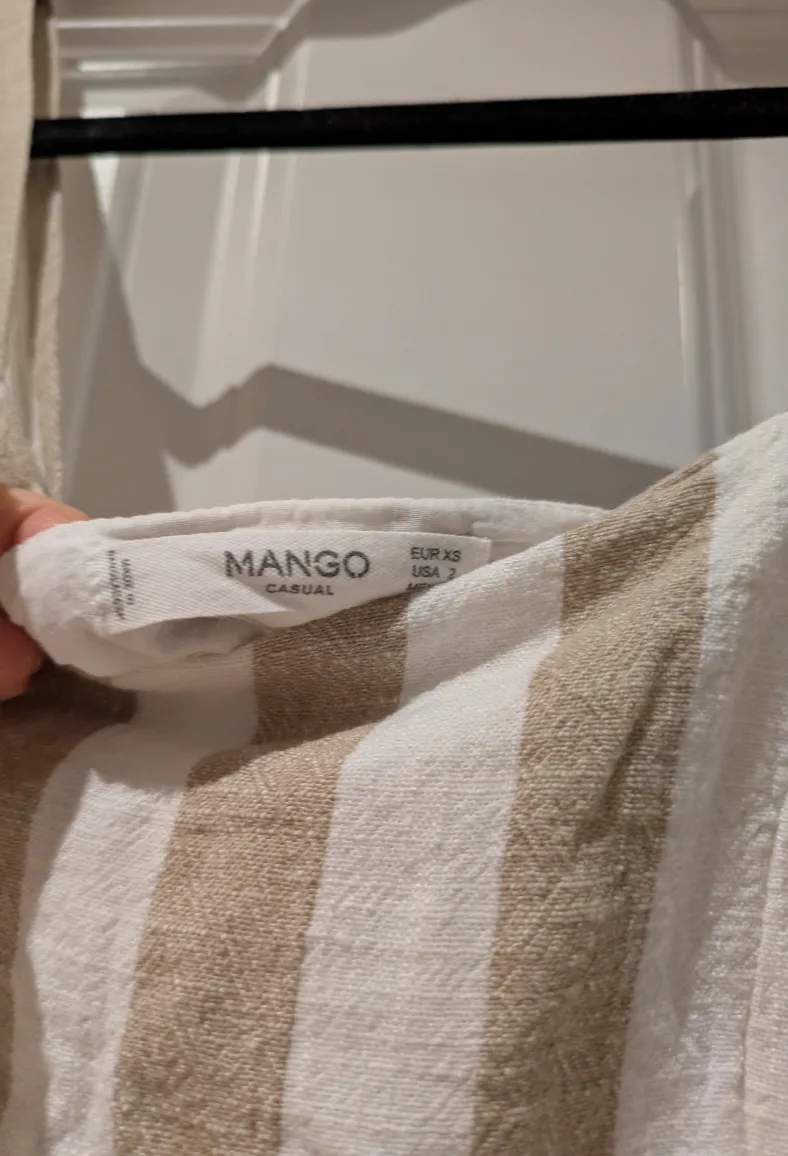 Mango Casual Striped Sundress - Size XS image indicator(2)