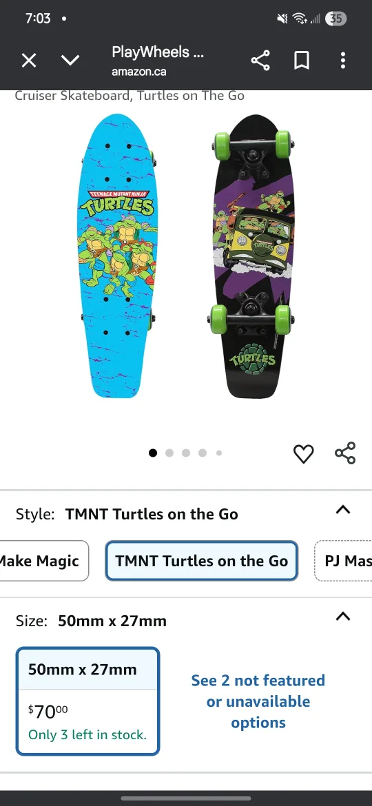 PlayWheels Frozen Skateboard - Great Condition! image indicator(6)