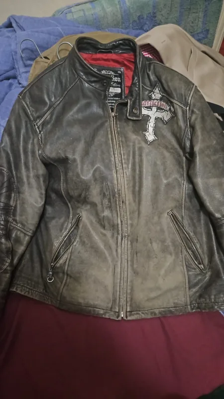 Affliction Leather Jacket thumbnail