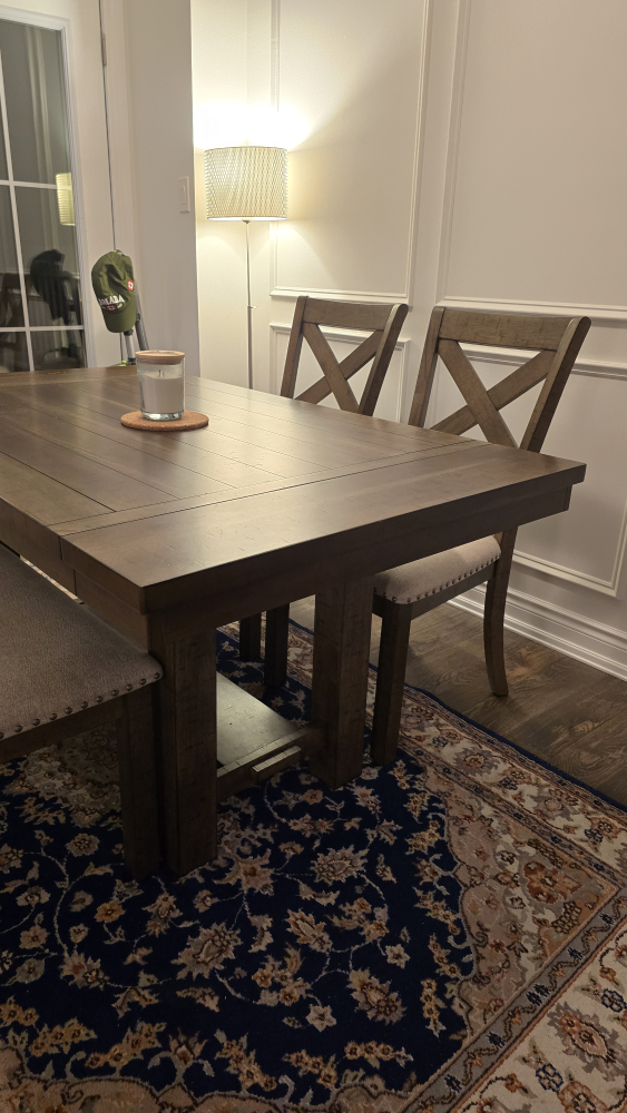Dining Table Set with 2 Chairs and Bench - photo 5