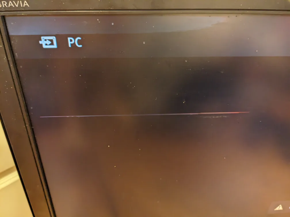 Sony TV Model No. KDL40SL130 image indicator(3)