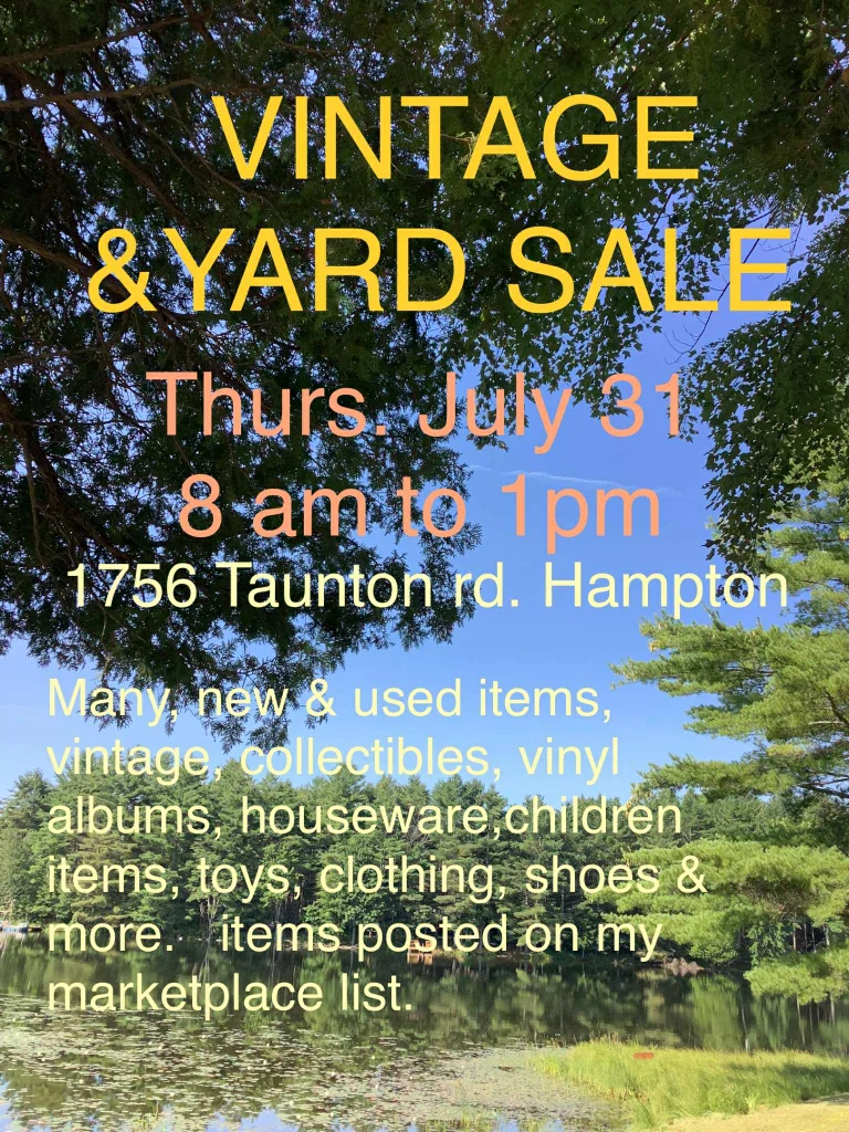 Vintage & Yard Sale - July 31st,  bulk discounts thumbnail