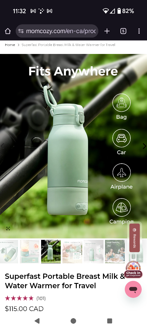 Momcozy Portable Breast Milk & Water Warmer - New - photo 3