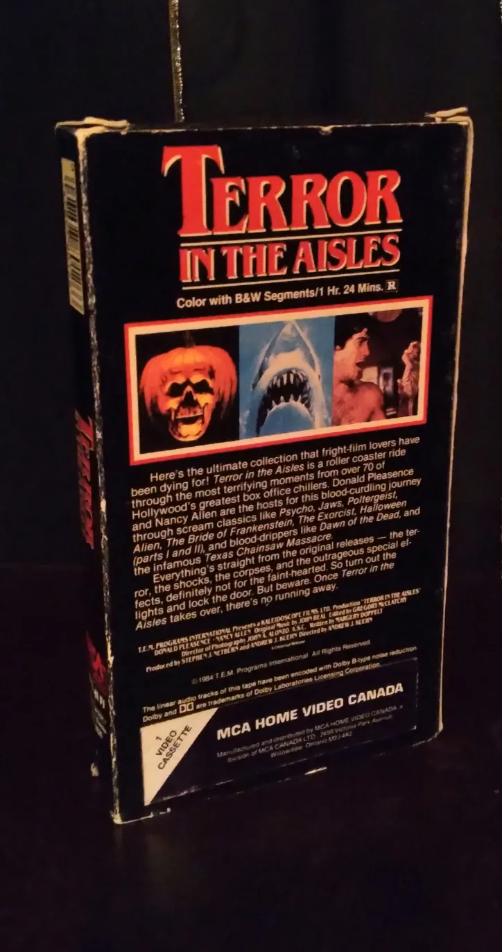 TERROR IN THE AISLES VHS - HORROR DOCUMENTARY image indicator(3)