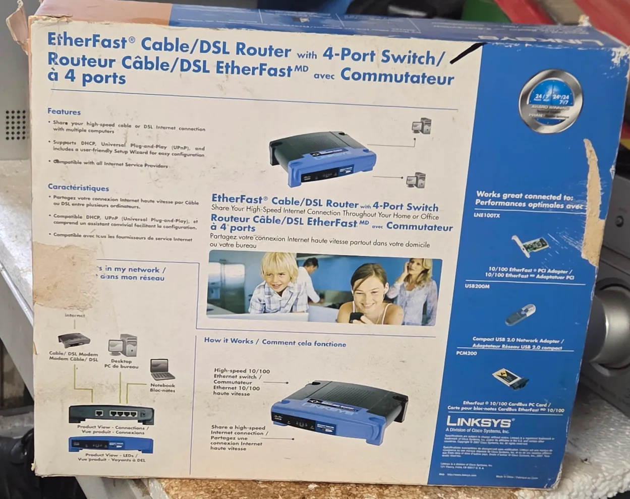 Linksys EtherFast Cable/DSL Router BEFSR41 image indicator(2)