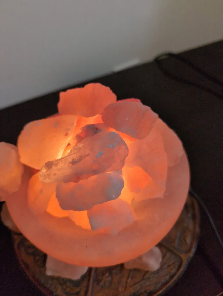 Himalayan Salt Fire Bowl Lamp thumbnail