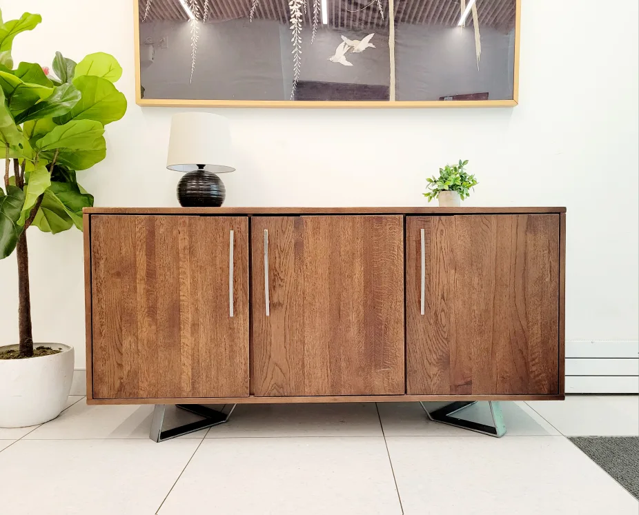 Modern Rustic Solid Wood Sideboard/Buffet (Delivery Available) thumbnail