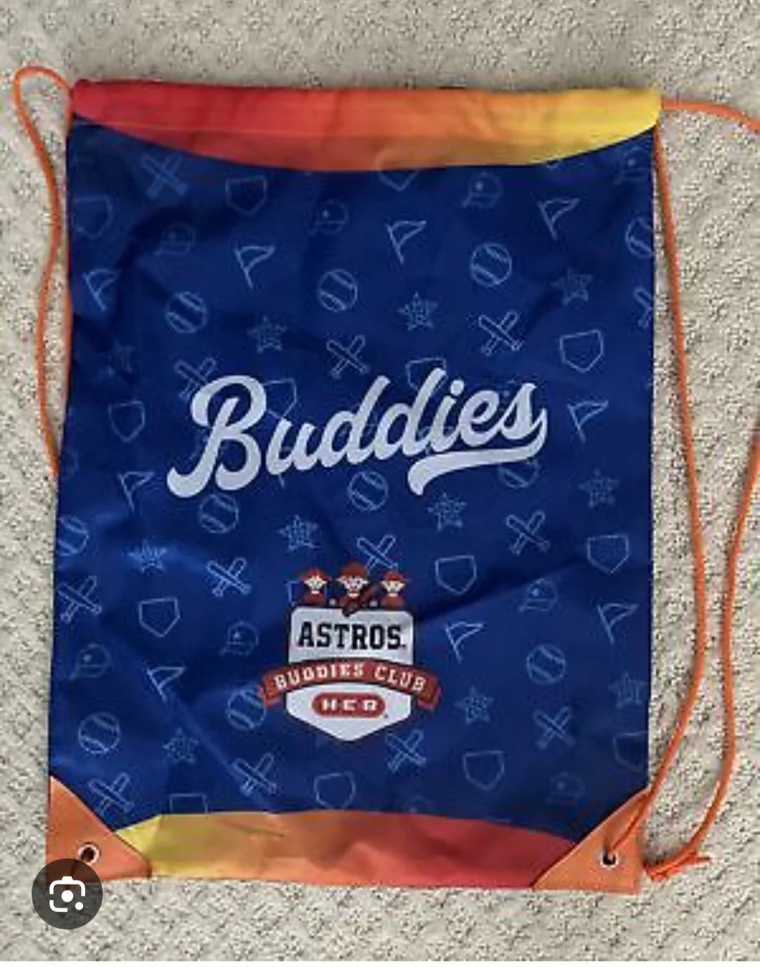Houston Astros Buddies Club Drawstring Bag thumbnail