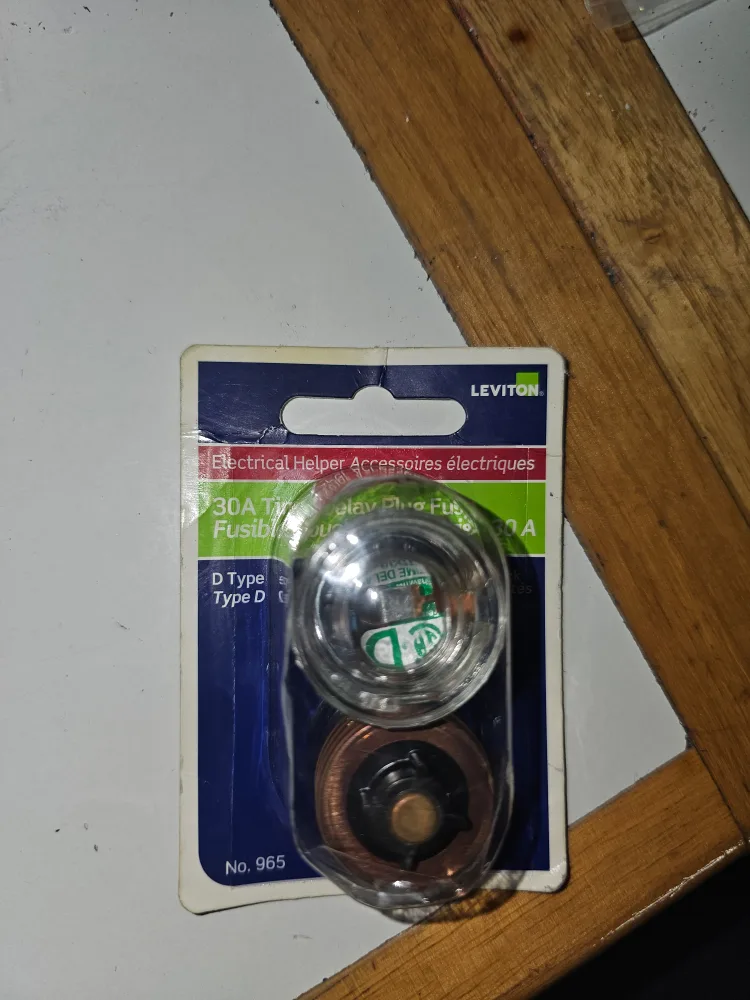 Leviton 30A Time Delay Plug Fuse - New! thumbnail