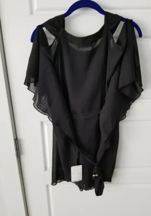 Black Sheer Top image indicator(3)