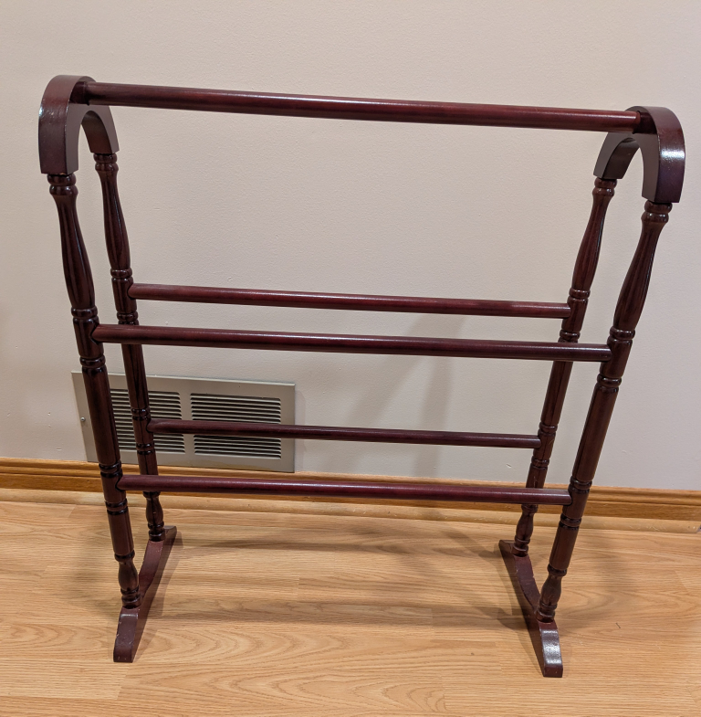 Wooden Quilt/Blanket Rack -