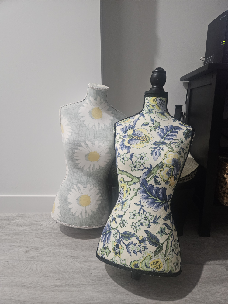 Floral Patterned Dress Form Mannequins