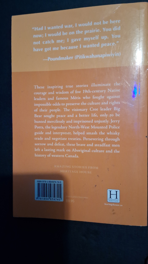 Native Chiefs and Famous Métis Book - photo 2