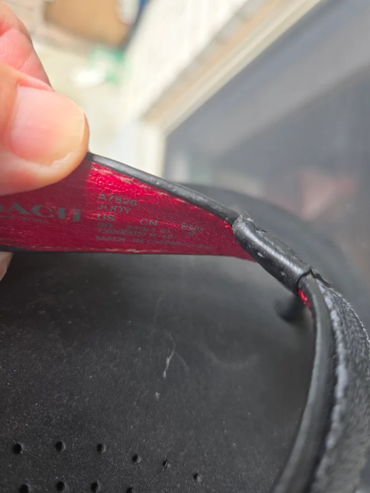 Coach Judy Black Flip Flops - Size 7.5 thumbnail