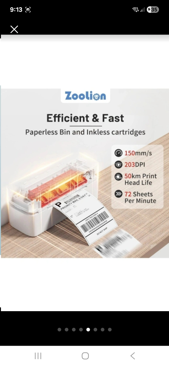 New 4x6 Wireless Bluetooth Thermal label printer - photo 4