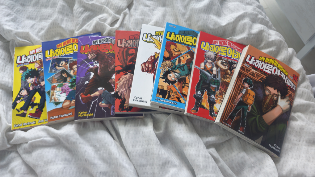KOREAN My Hero Academia Manga 1,2, 9-14