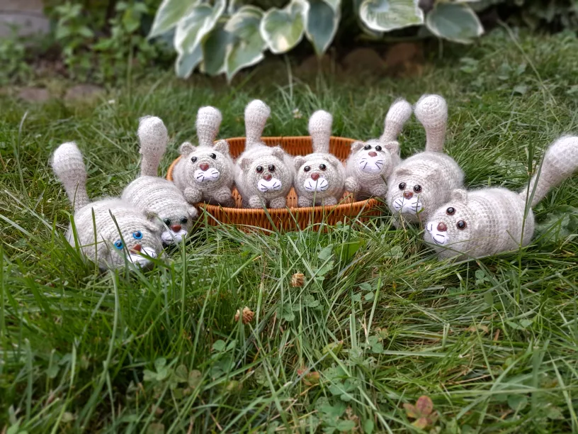 Crochet Loaf Cats image indicator(2)