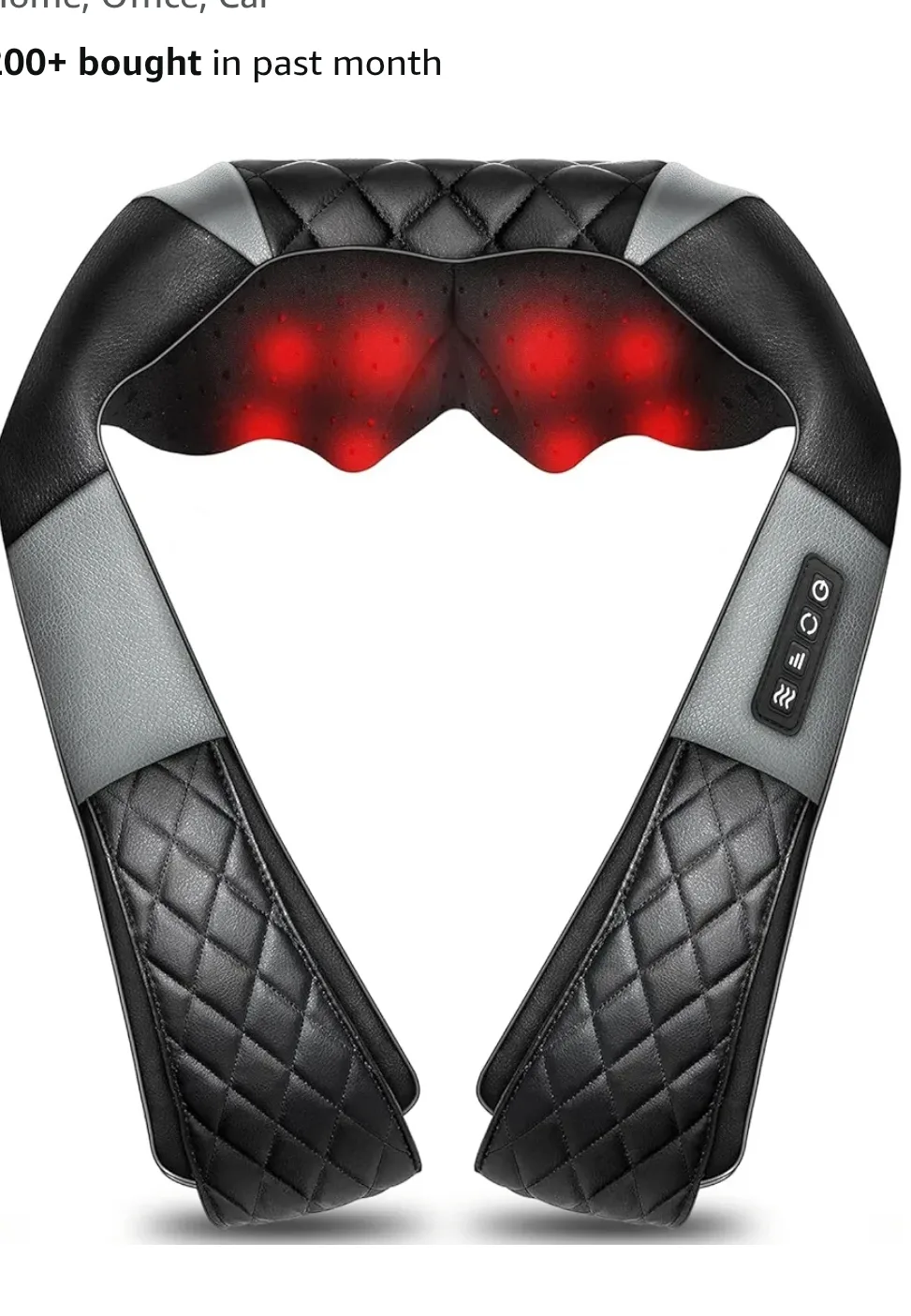 Neck Massager with Heat, Shiatsu Back Neck and Shoulder Massager thumbnail
