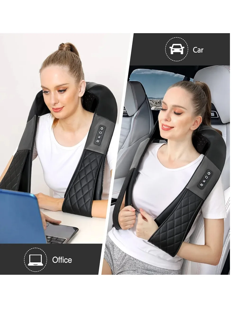 Neck Massager with Heat, Shiatsu Back Neck and Shoulder Massager image indicator(6)