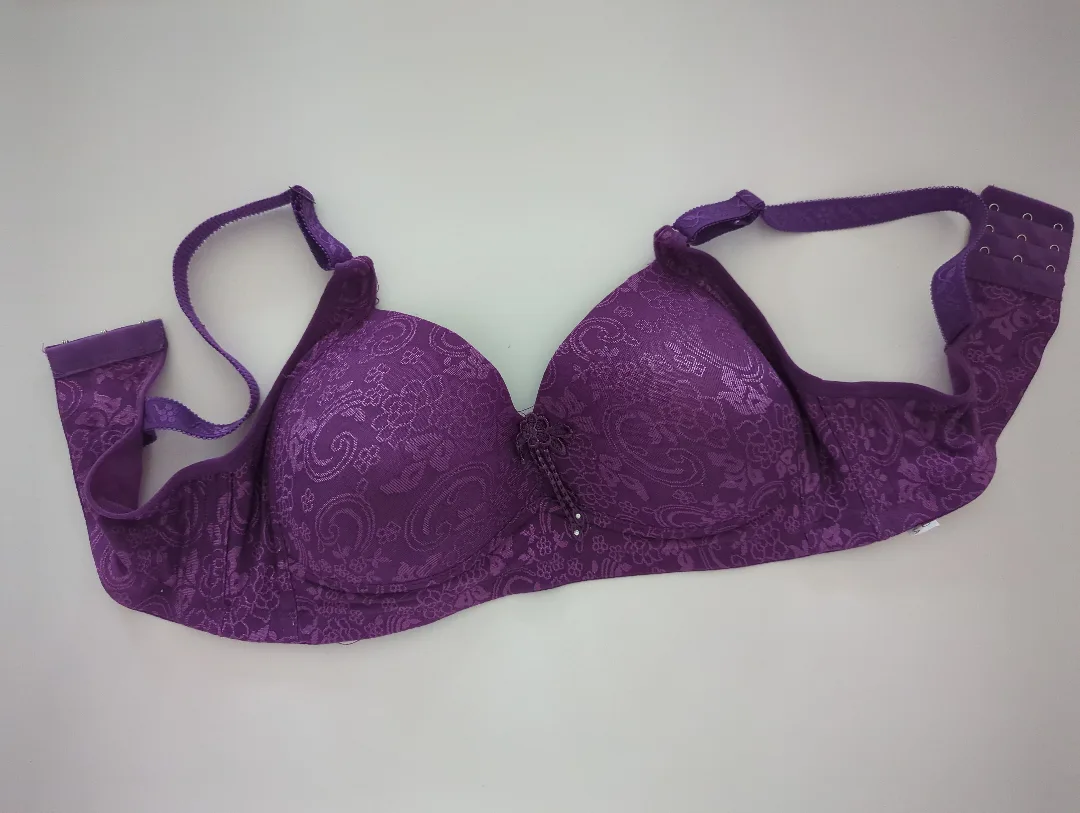 Purple Bra - Size 36/80 Roughly 36B 🇨🇦 thumbnail