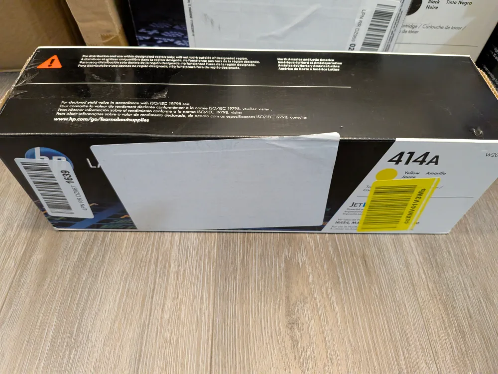 HP 414A Yellow Toner Cartridge - New thumbnail