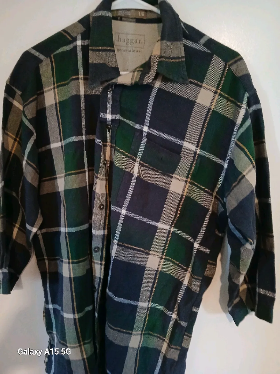 Haggar Generations Flannel Shirt - Large thumbnail