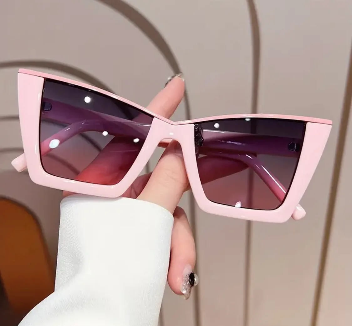 Pink Square Frame Sunglasses thumbnail