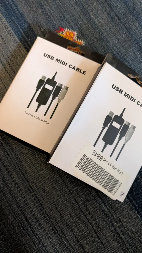 2 USB MIDI Cable - New thumbnail