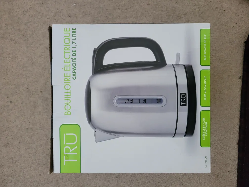 TRU 1.7 Liter Electric Kettle thumbnail