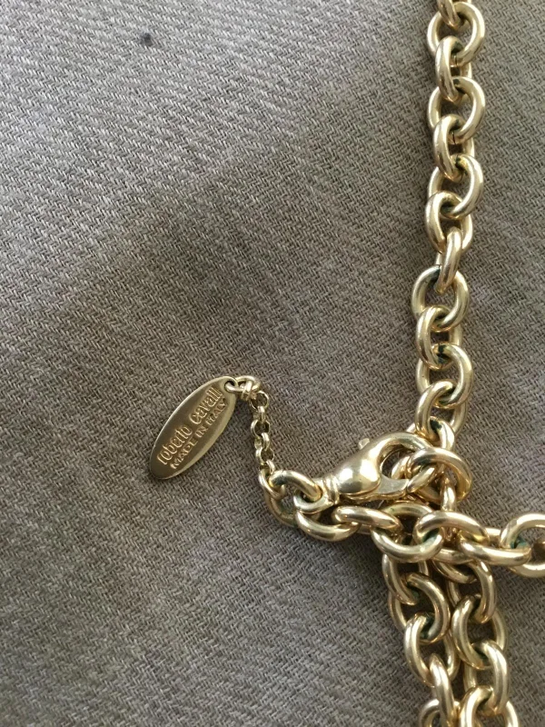 Roberto Cavalli Gold Chain Necklace image indicator(2)