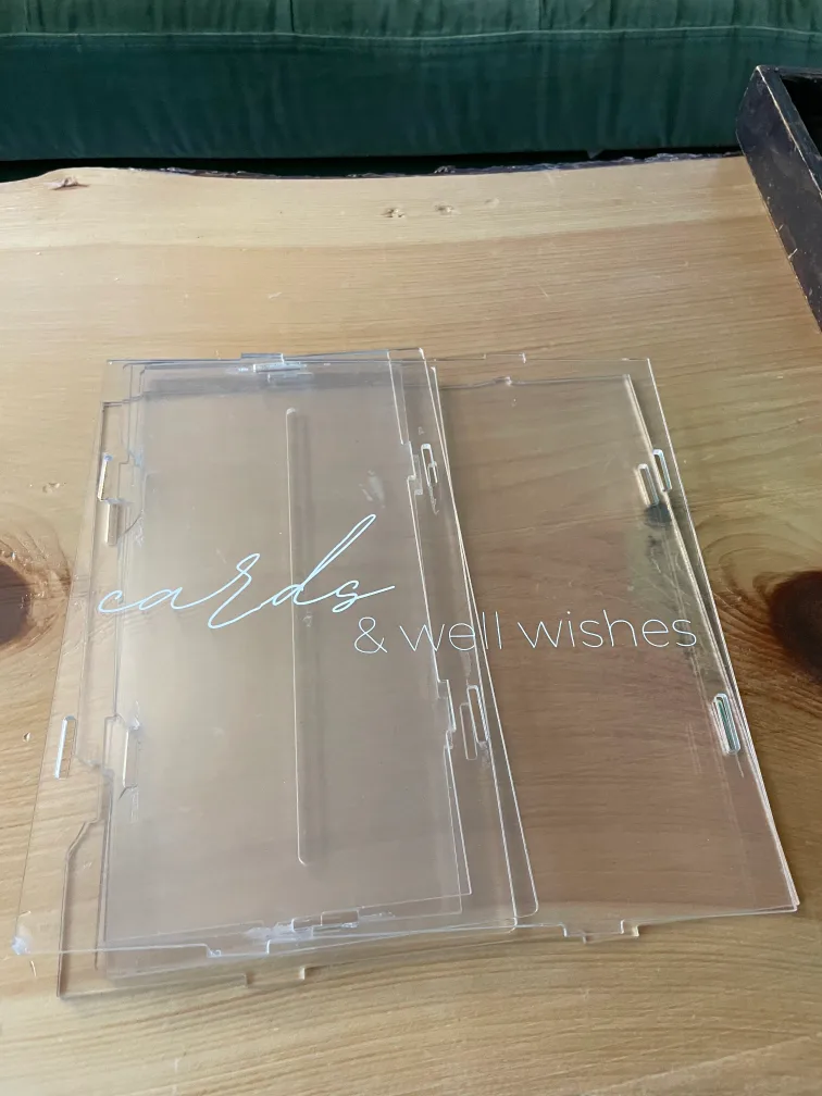 Cards & Well Wishes Acrylic Box thumbnail