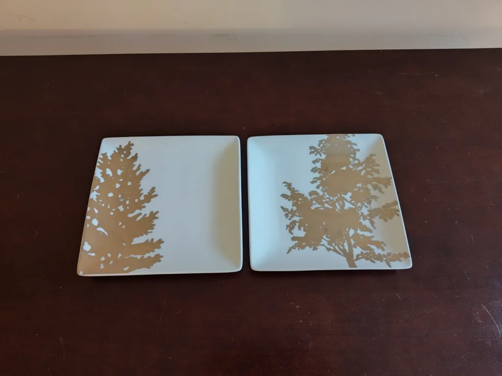 West Elm Tree Appetizer Plates (Set of 2) thumbnail