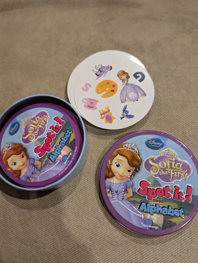 Sofia the First Spot it! Alphabet Game image indicator(2)