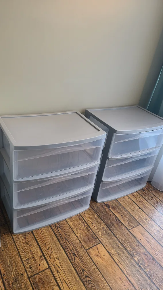 Sterilite 4-Drawer Storage Tower - Grey thumbnail