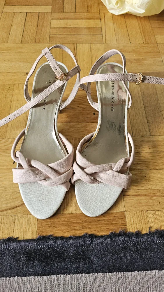 Etienne Aigner Leather Heels - Size 6.5W thumbnail