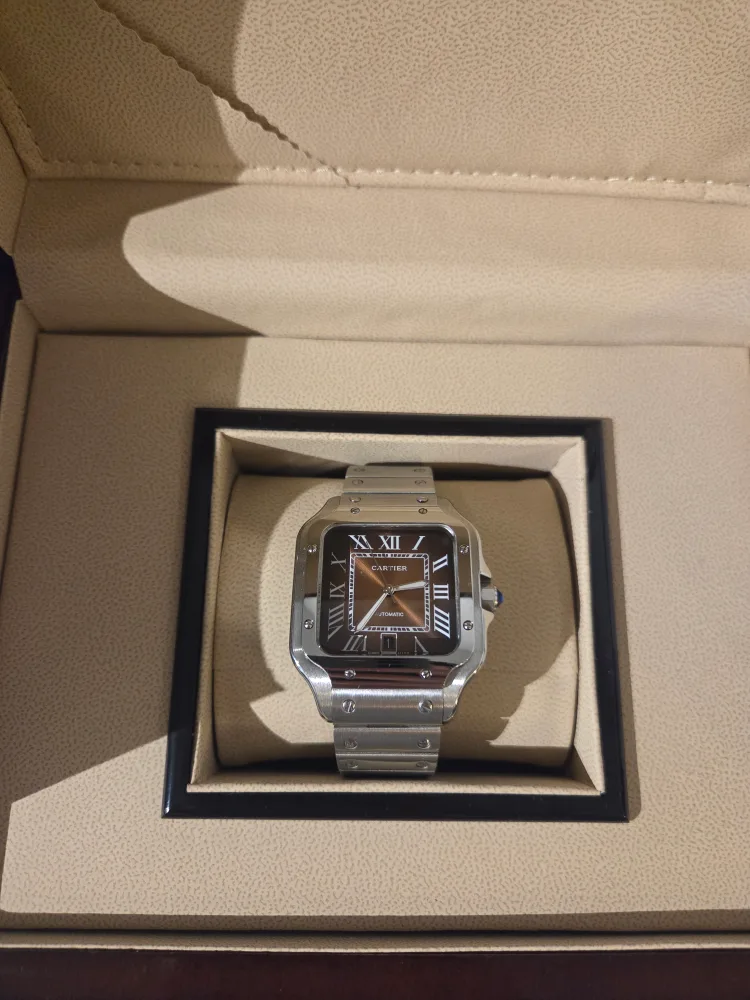 Cartier Santos Watch Chocolate WSSA0064 thumbnail
