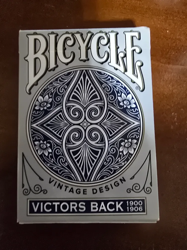 Bicycle Vintage Design Victors Back Playing Cards🧡 thumbnail