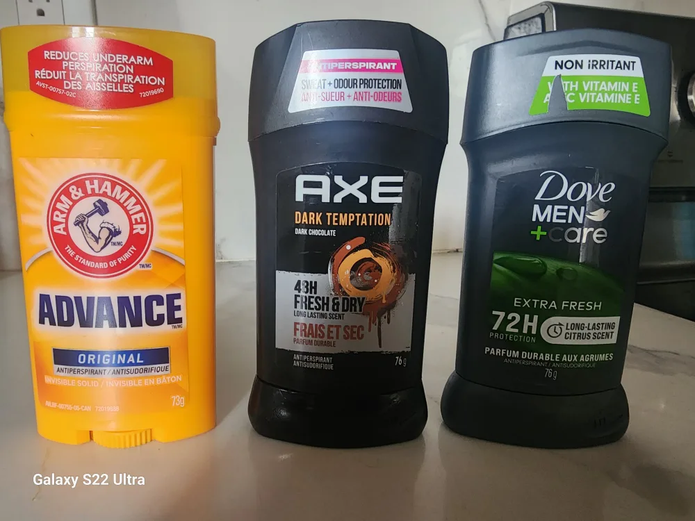 Arm & Hammer, Axe, Dove Men's Deodorant Sticks thumbnail