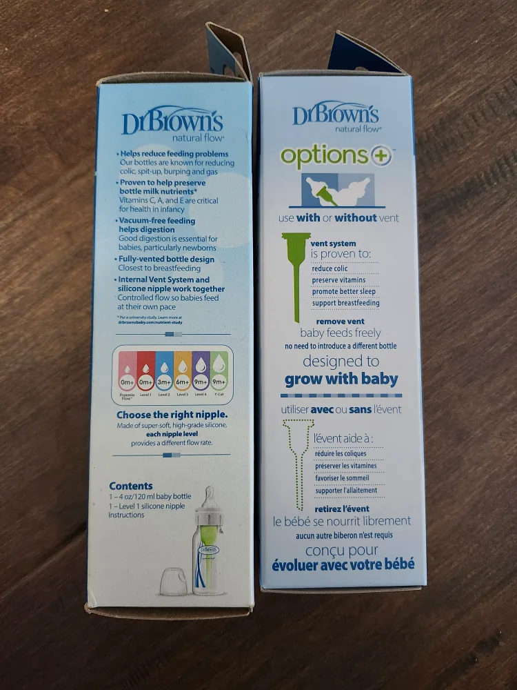 Dr. Brown's Anti-Colic 4oz Baby Bottles (New) image indicator(2)