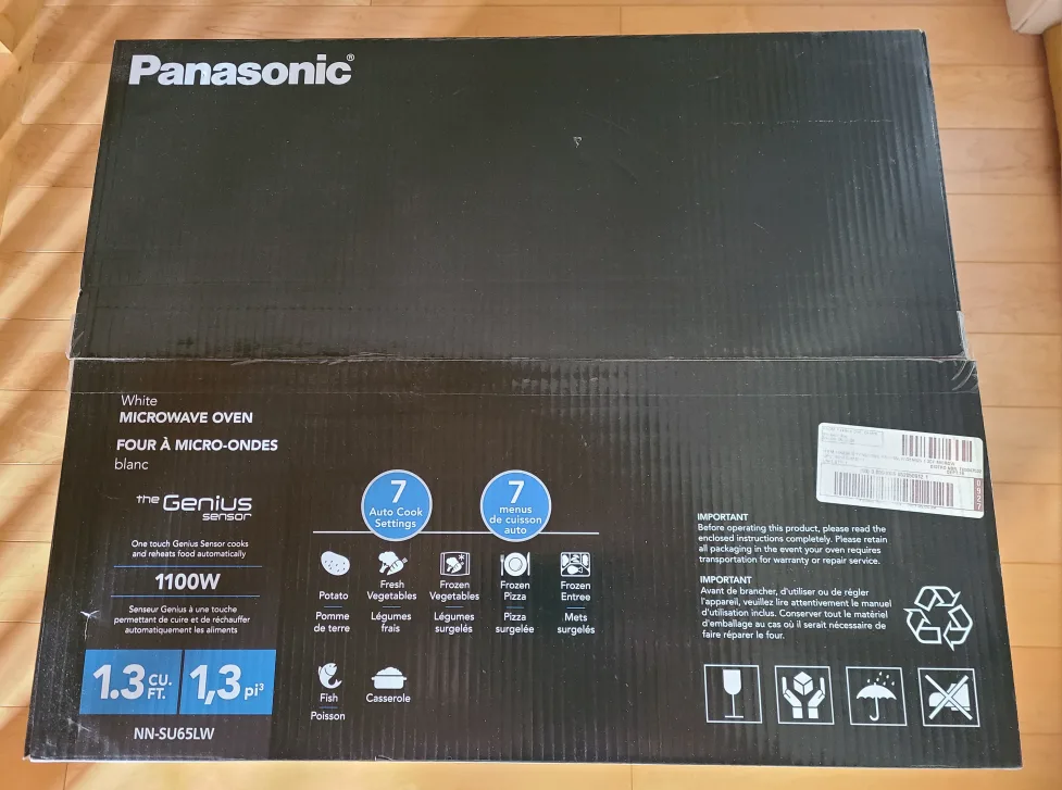 BNIB Panasonic Genius Microwave NN-SU65LW image indicator(3)
