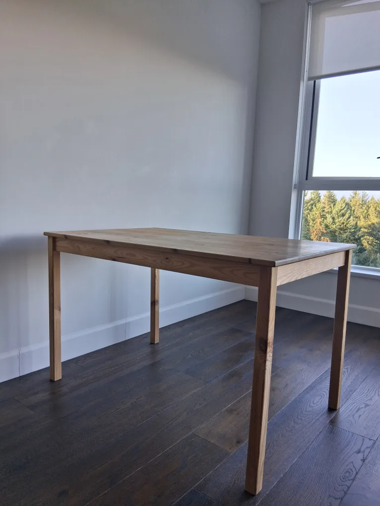 Ikea Wooden Dining Table thumbnail